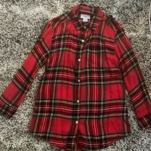 OLD NAVY SIZE 8 plad shirt super cozy